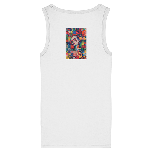 Abstrakt - Womens Organic Fitted Tank Top