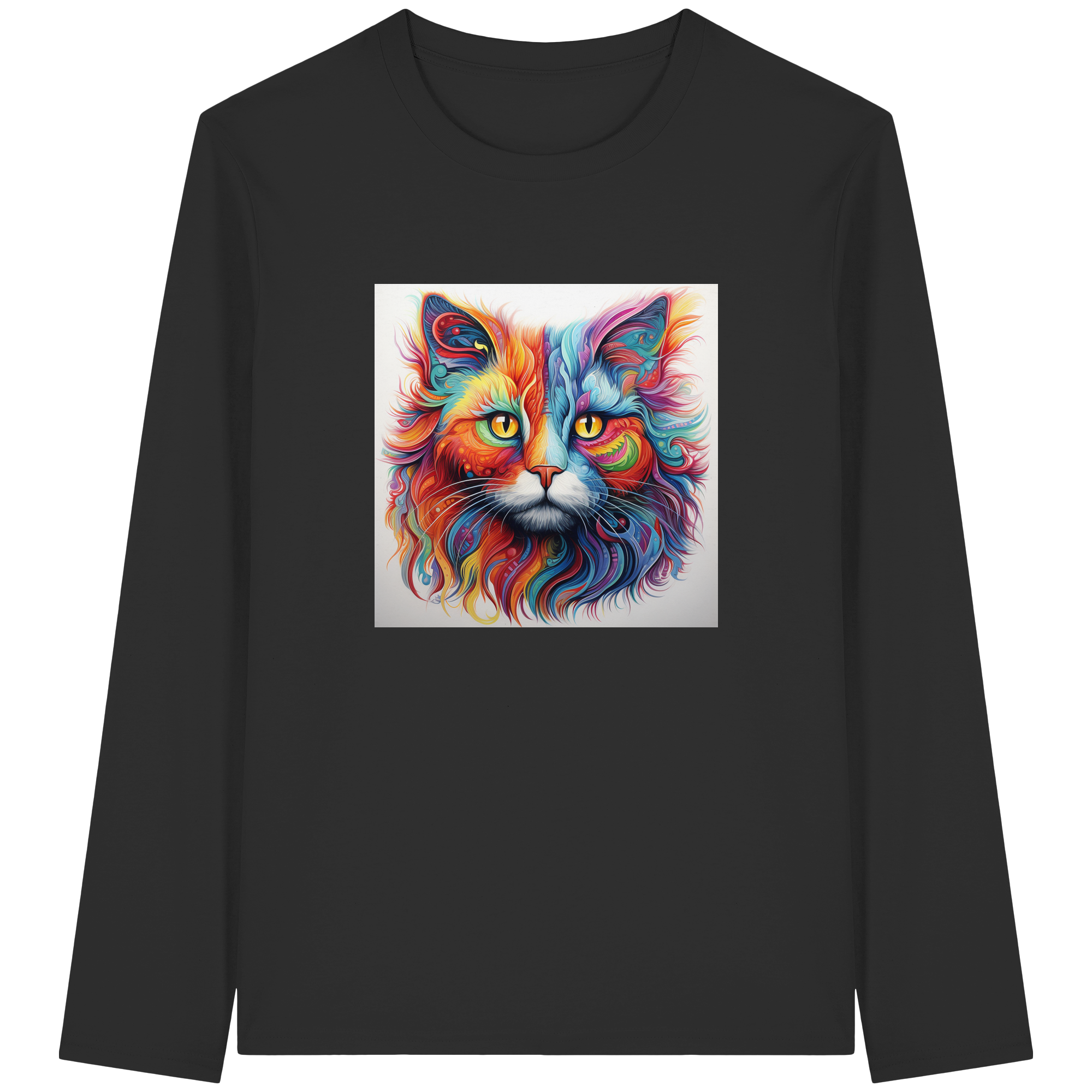 Color Cat - Organic Longsleeve T-Shirt