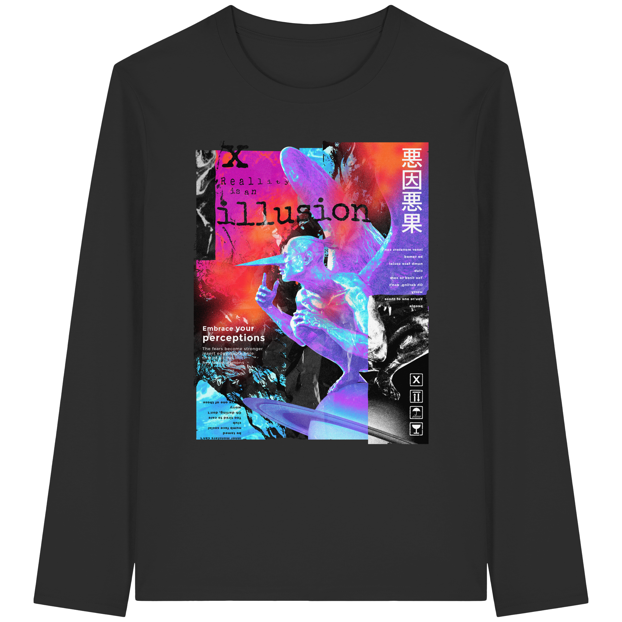 illusion - Organic Longsleeve T-Shirt