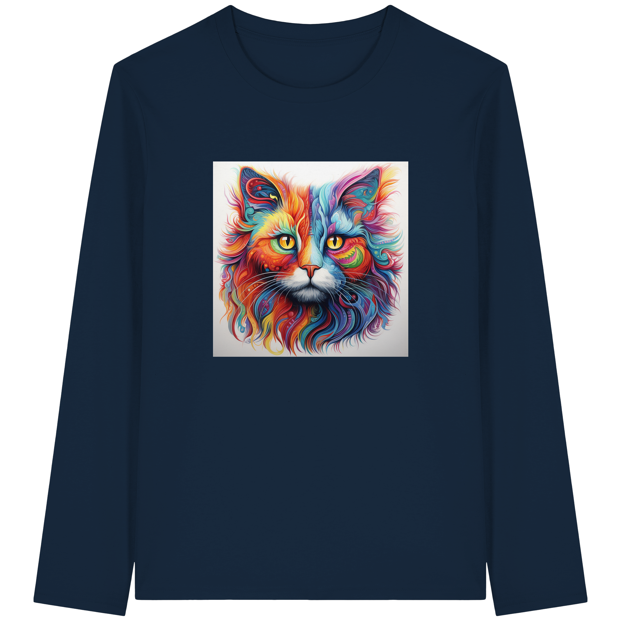 Color Cat - Organic Longsleeve T-Shirt