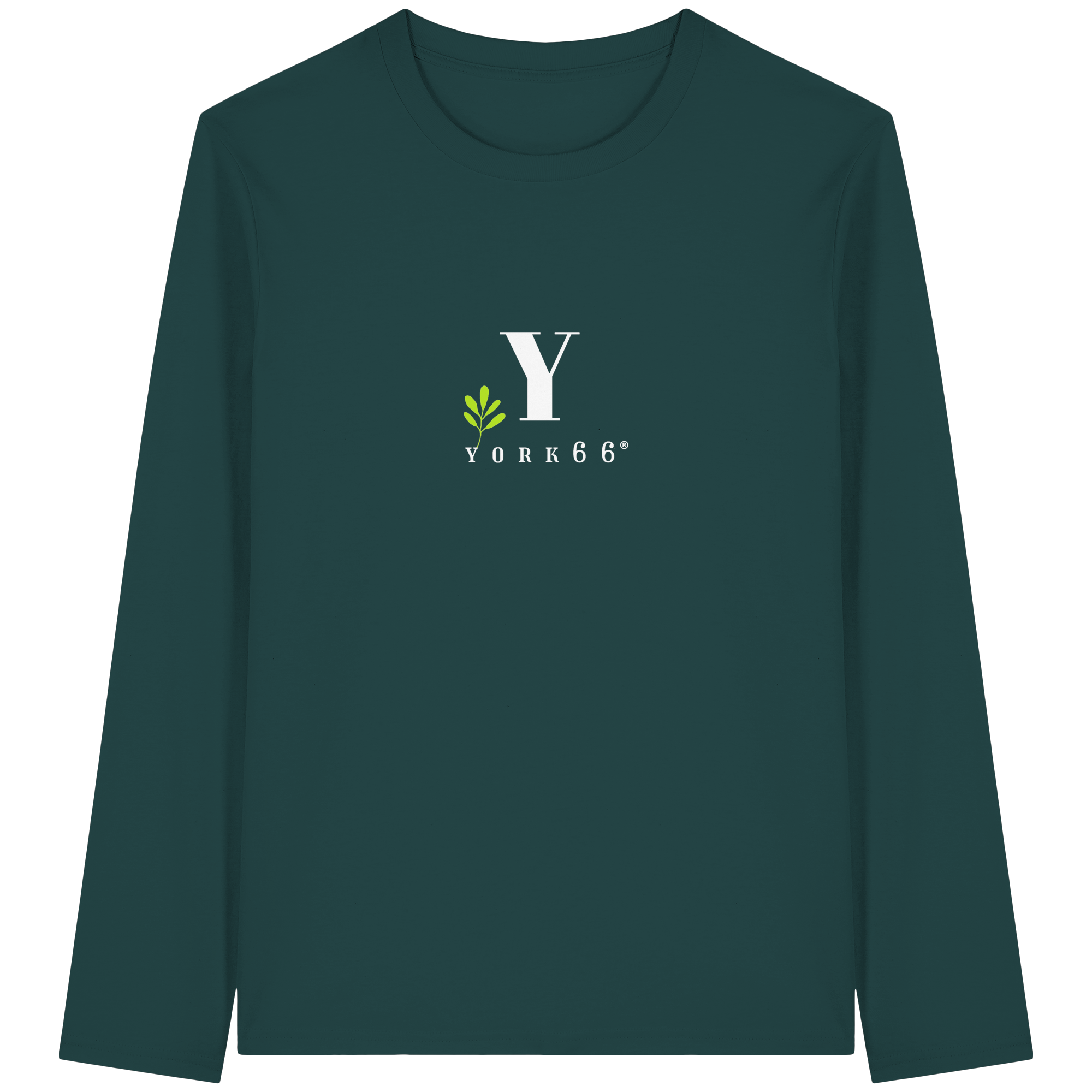 York66 weiß - Organic Longsleeve T-Shirt
