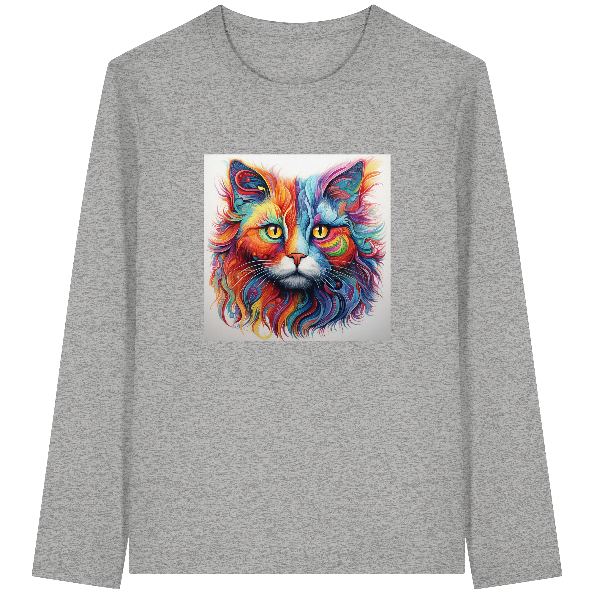 Color Cat - Organic Longsleeve T-Shirt
