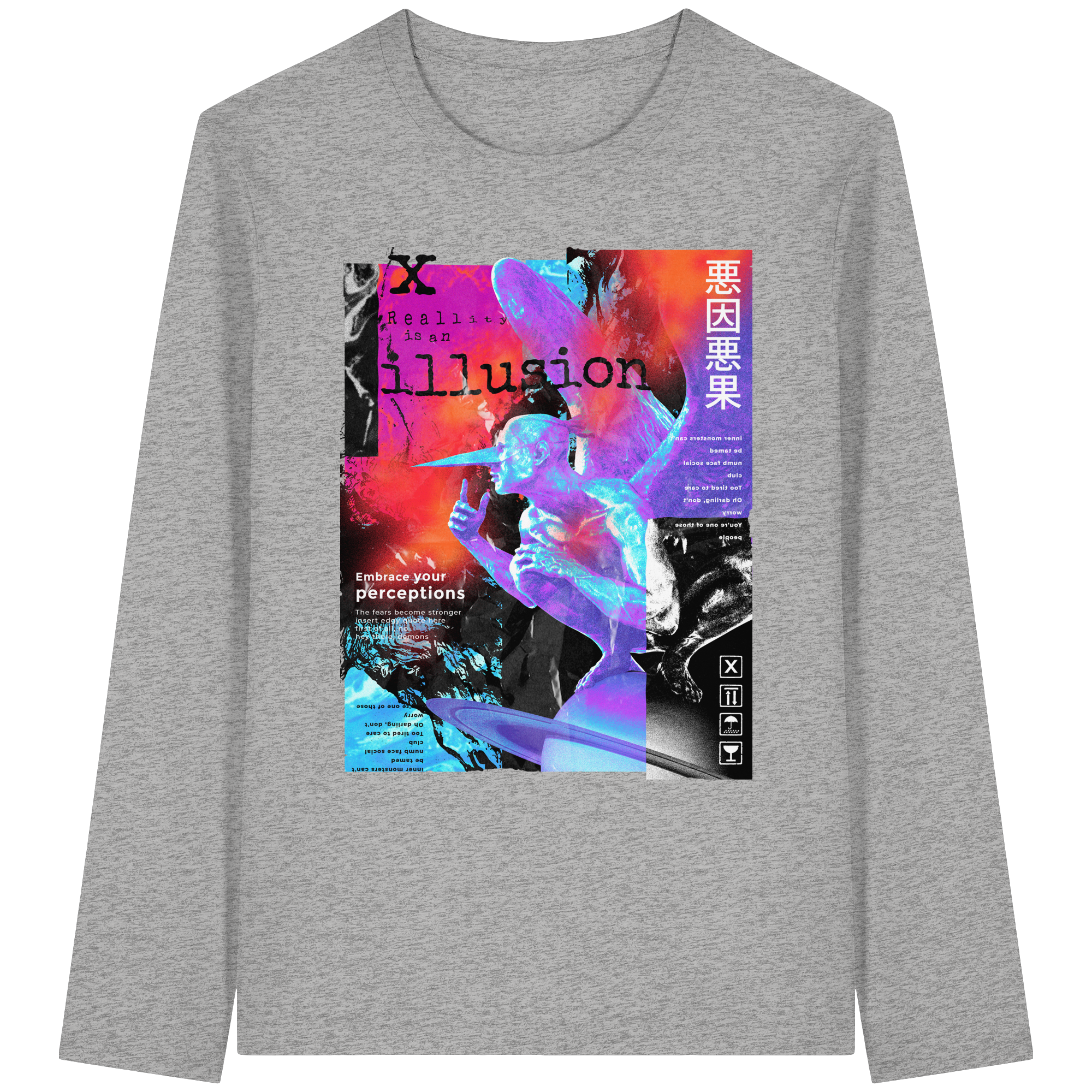 illusion - Organic Longsleeve T-Shirt