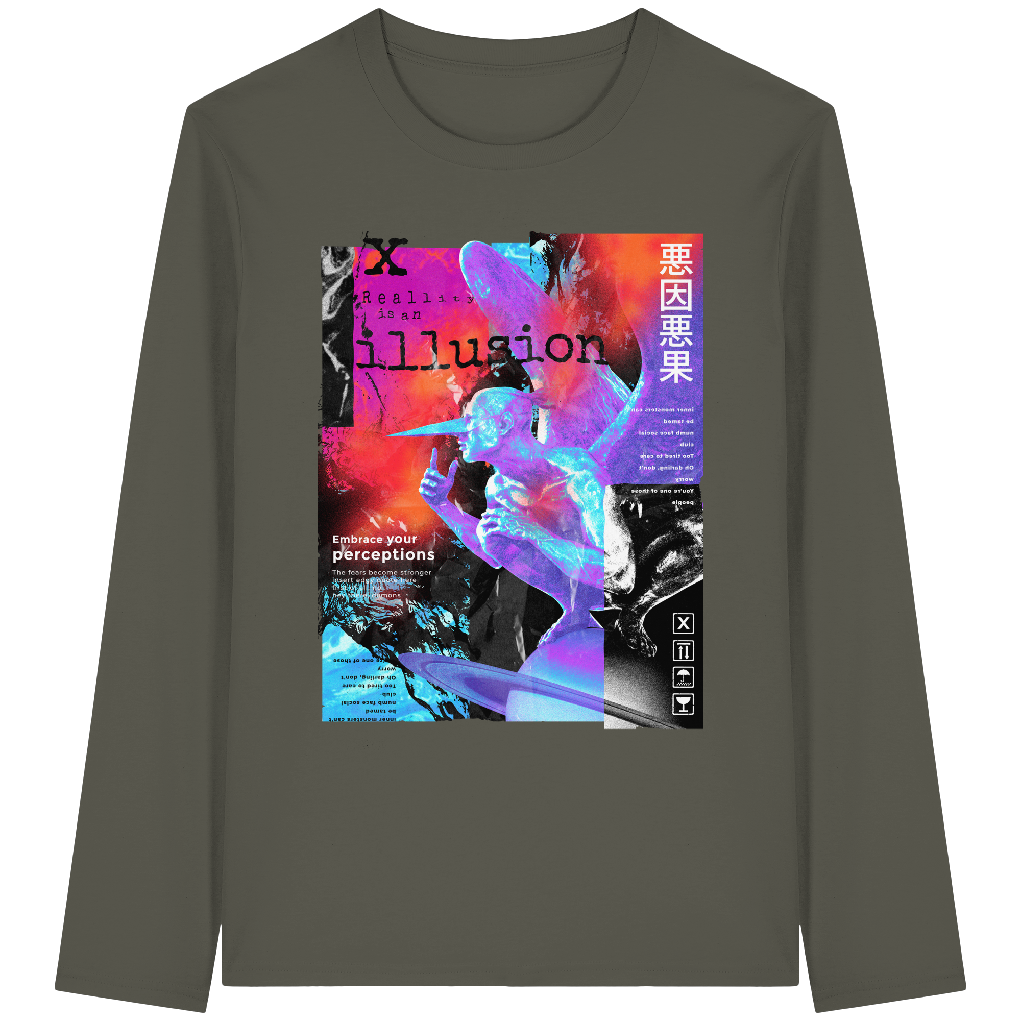 illusion - Organic Longsleeve T-Shirt