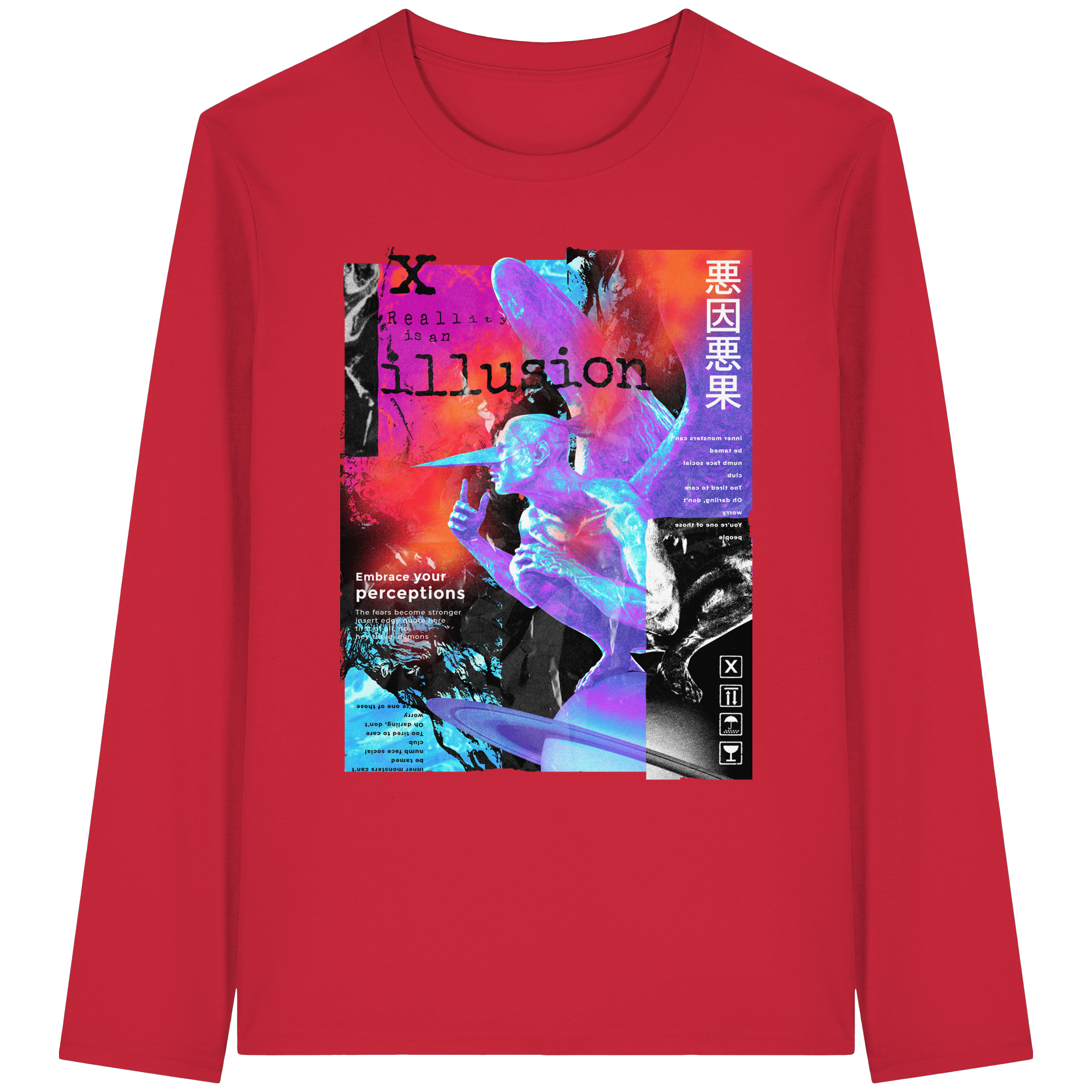 illusion - Organic Longsleeve T-Shirt