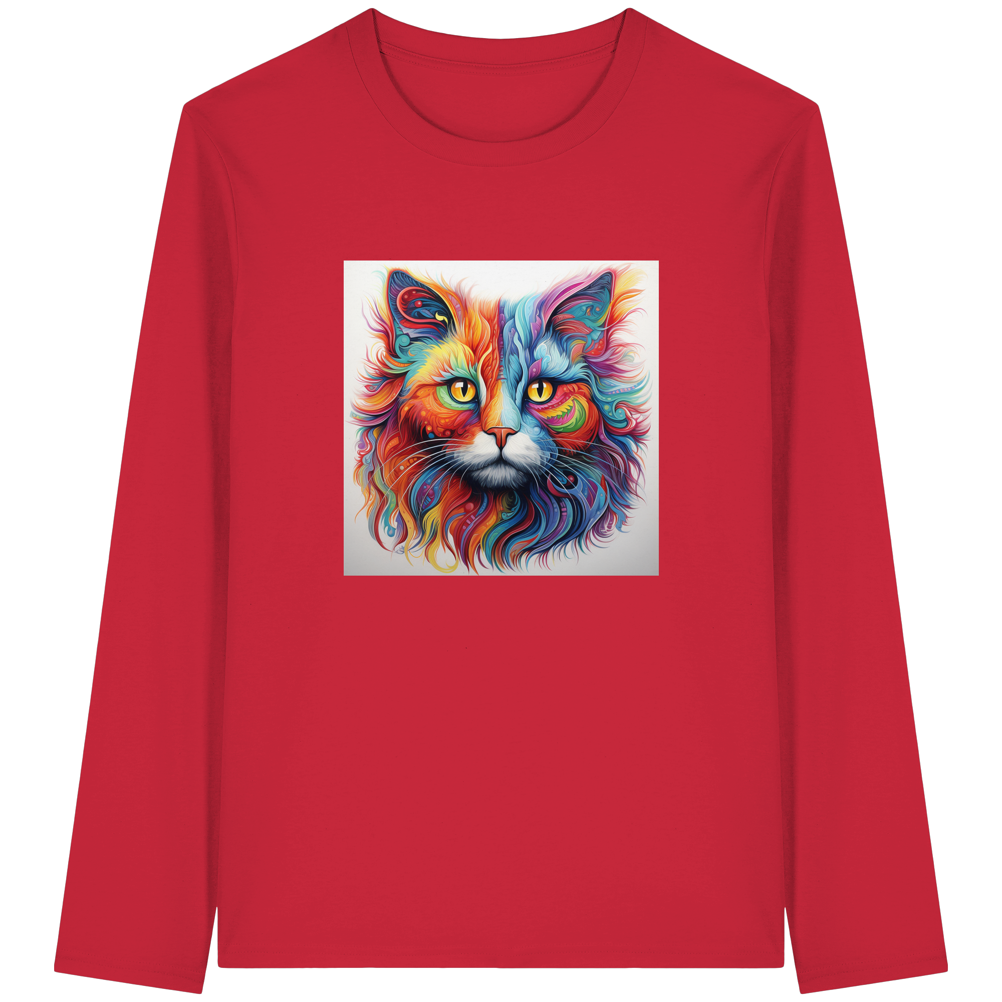 Color Cat - Organic Longsleeve T-Shirt
