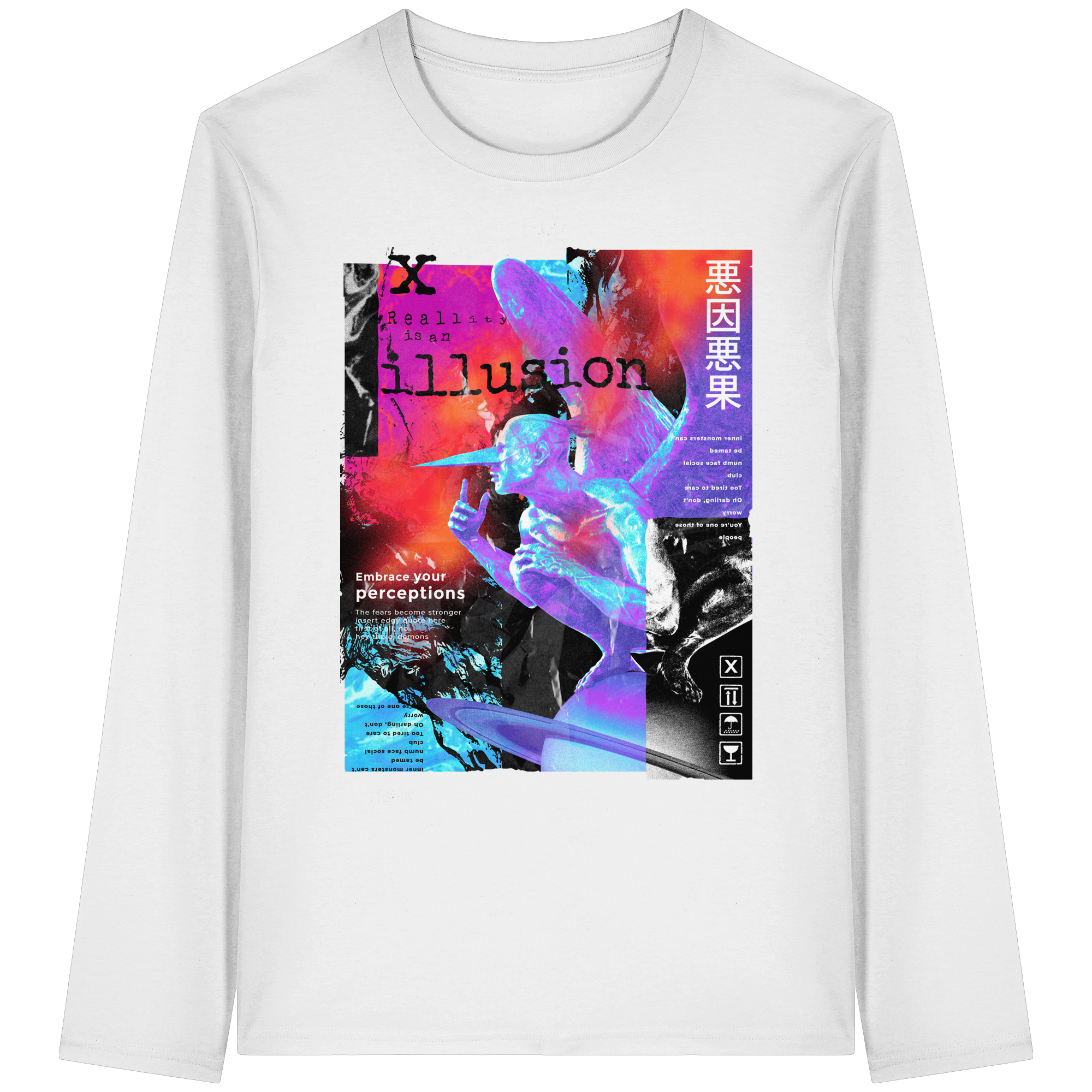 illusion - Organic Longsleeve T-Shirt