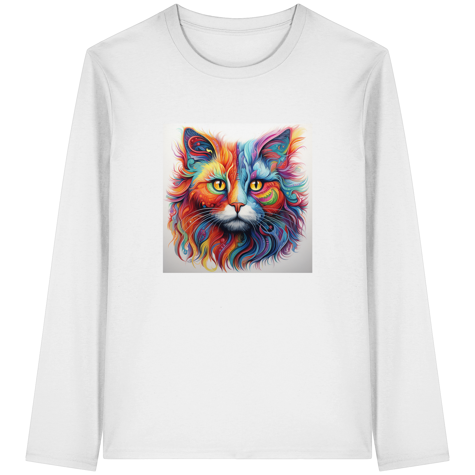 Color Cat - Organic Longsleeve T-Shirt