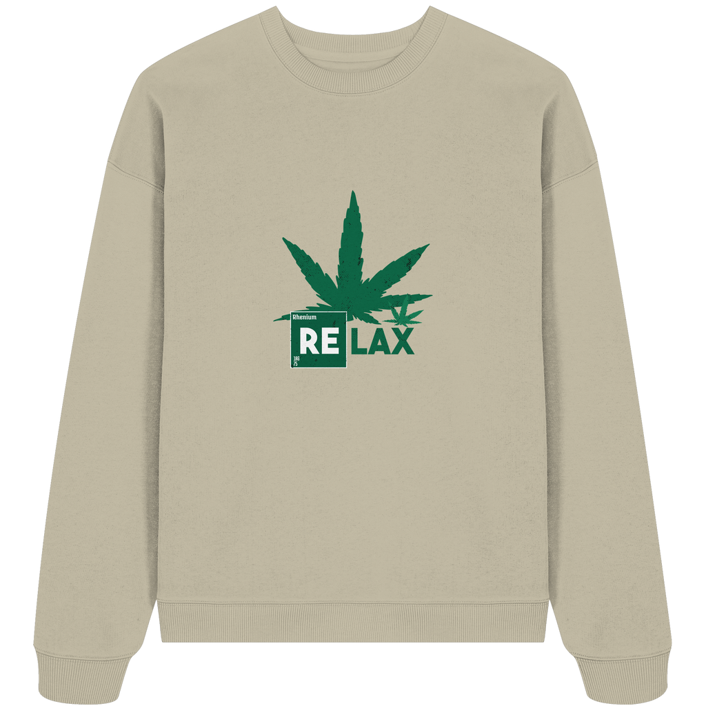 Relax Cannabis - Organic Oversize Sweatshirt