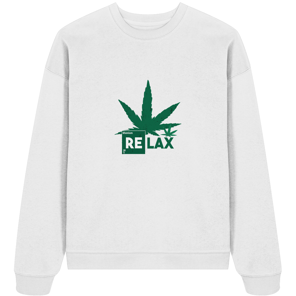 Relax Cannabis - Organic Oversize Sweatshirt