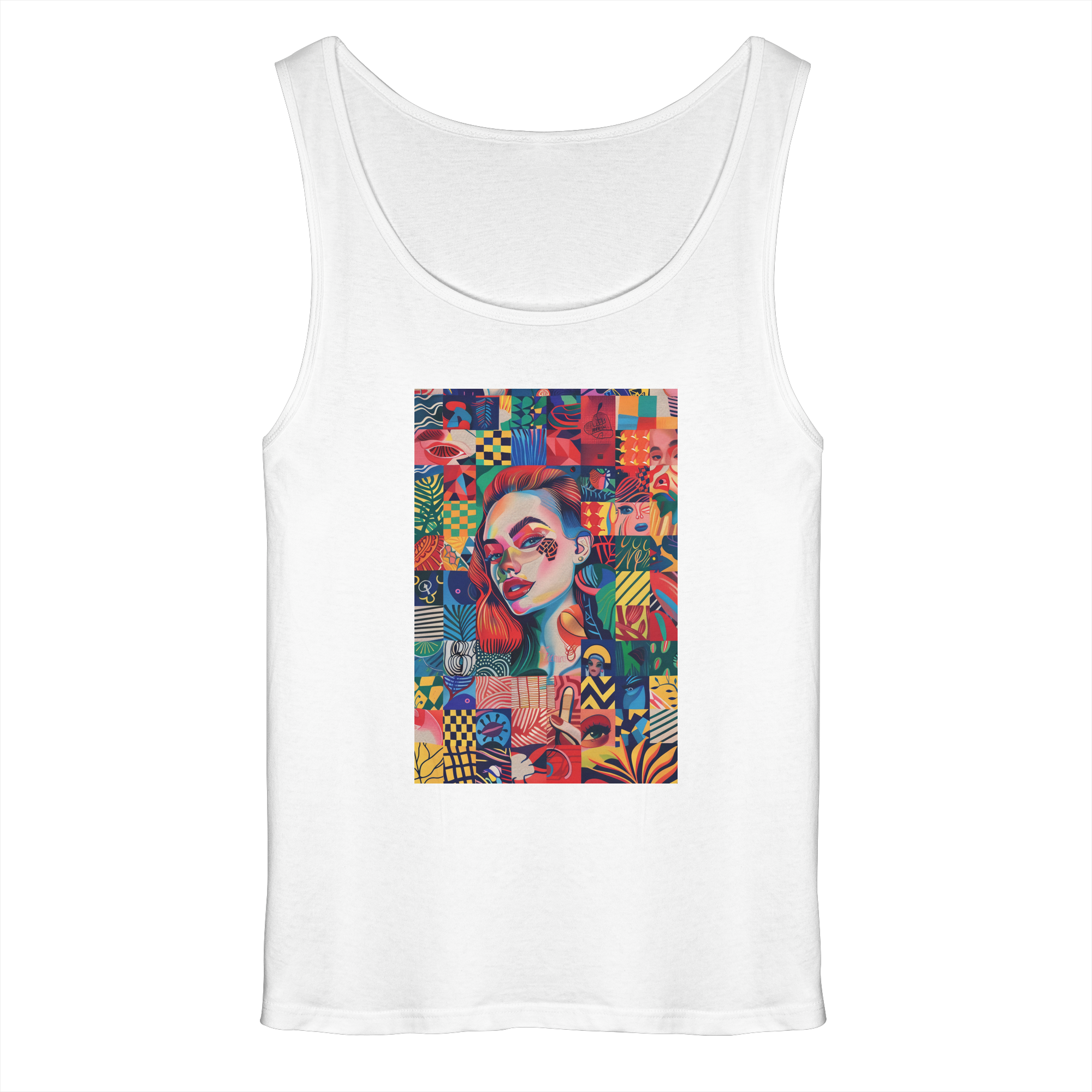 Abstrakt - Relaxed Tank Top