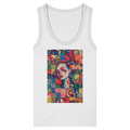 Abstrakt - Womens Organic Fitted Tank Top