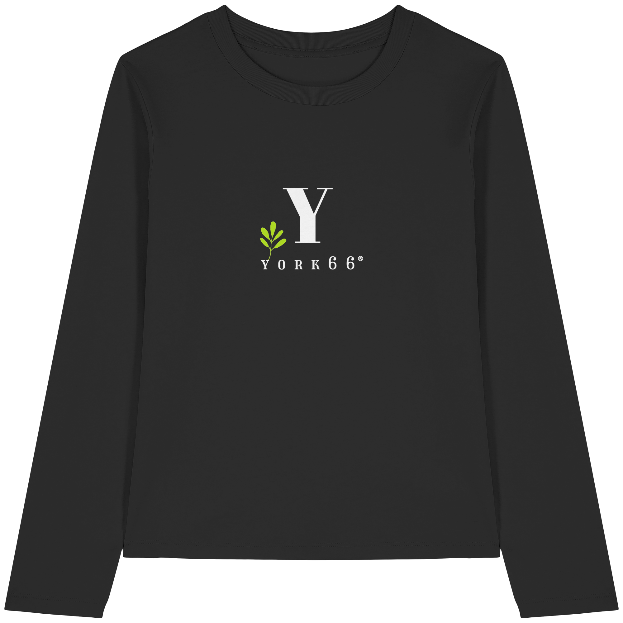 York66 weiß - Womens Organic Longsleeve T-Shirt