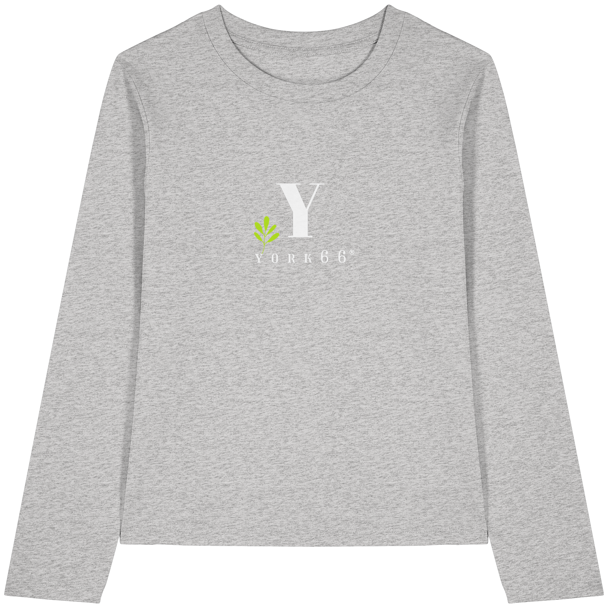 York66 weiß - Womens Organic Longsleeve T-Shirt