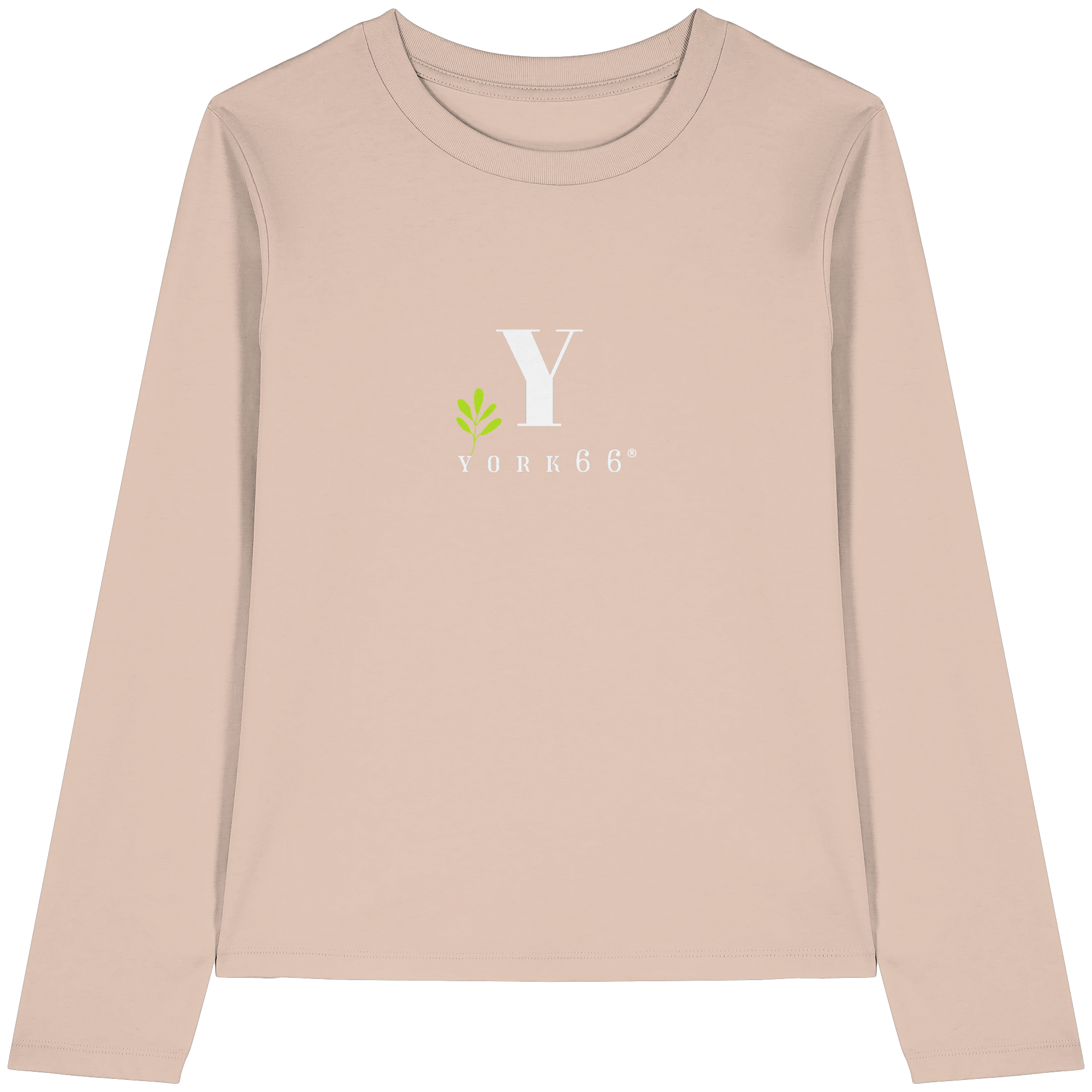 York66 weiß - Womens Organic Longsleeve T-Shirt