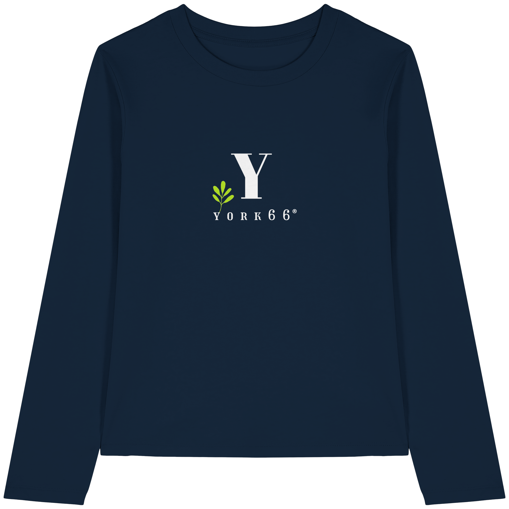 York66 weiß - Womens Organic Longsleeve T-Shirt