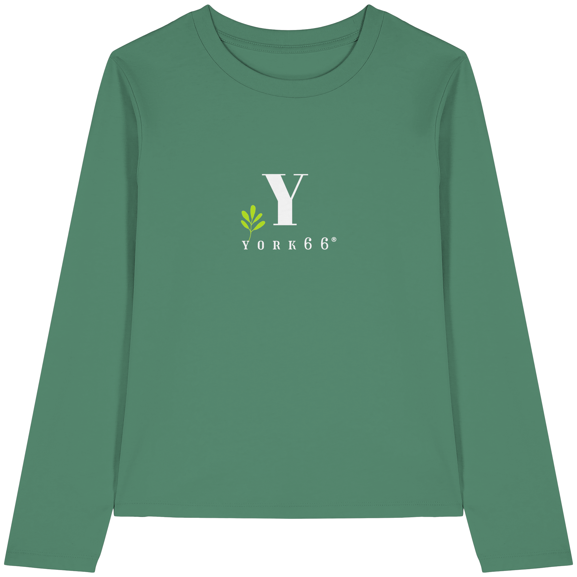 York66 weiß - Womens Organic Longsleeve T-Shirt